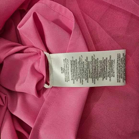BCBGMAXAZRIA Pink Corset Tulle Evening Gown in size 4 - Picture 9 of 10